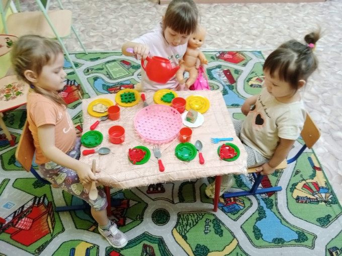 Игра ,, Чаепитие". Игра ,, Чаепитие".